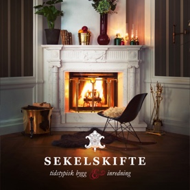 Mysig öppen spis